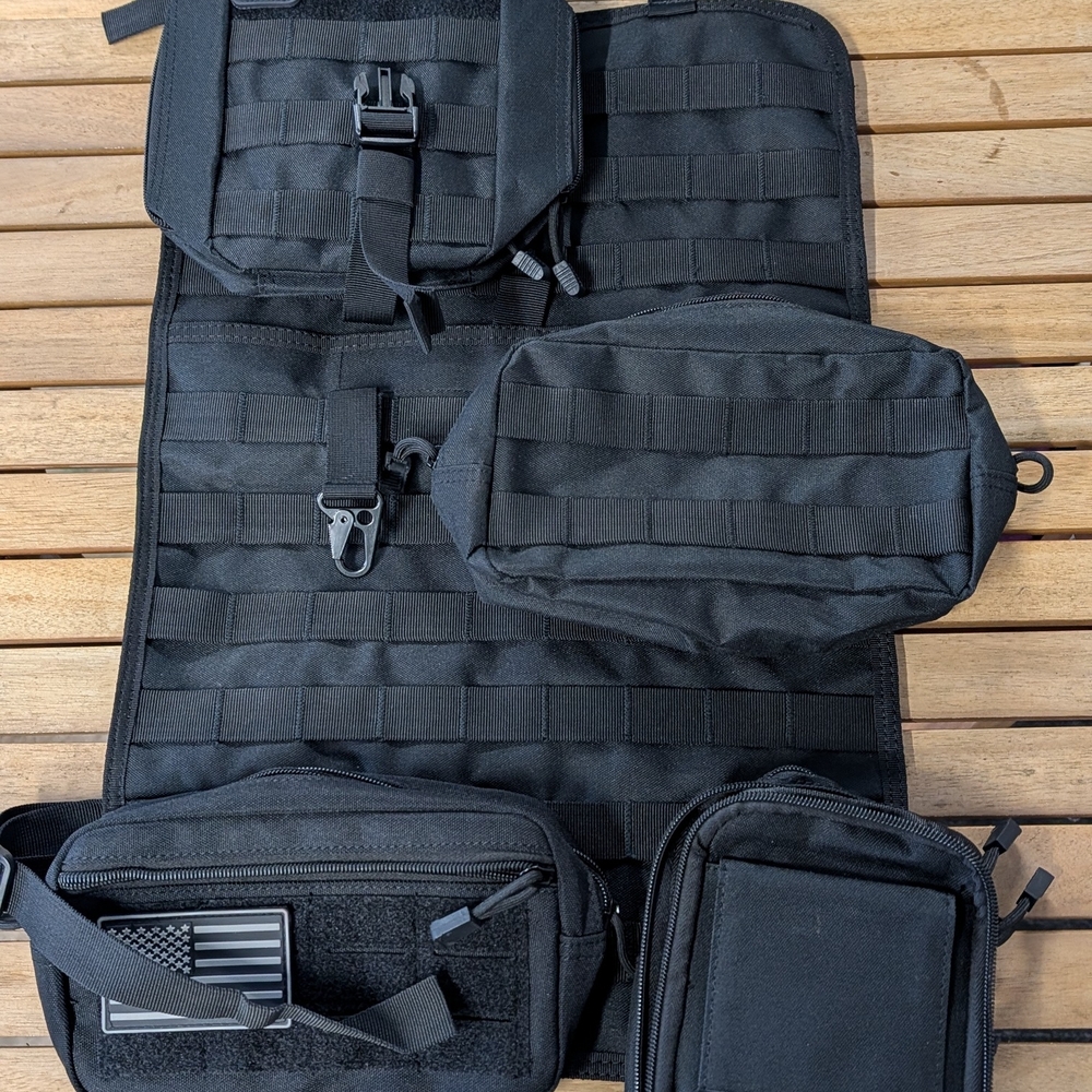 Black Tactical Utility Pouches